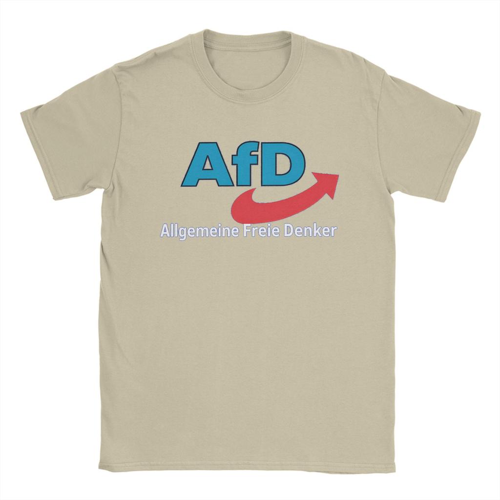 T-shirt da uomo Alternativa AFD Germania T-shirt Moda Estive Vintage Stampate 100% Cotone Top Taglie Forti 6XL