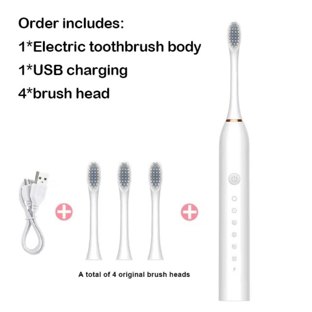 6 Cleaning Modes Smart Toothbrush 42000 Strokes Whitening Toothbrush Teeth Cleaning