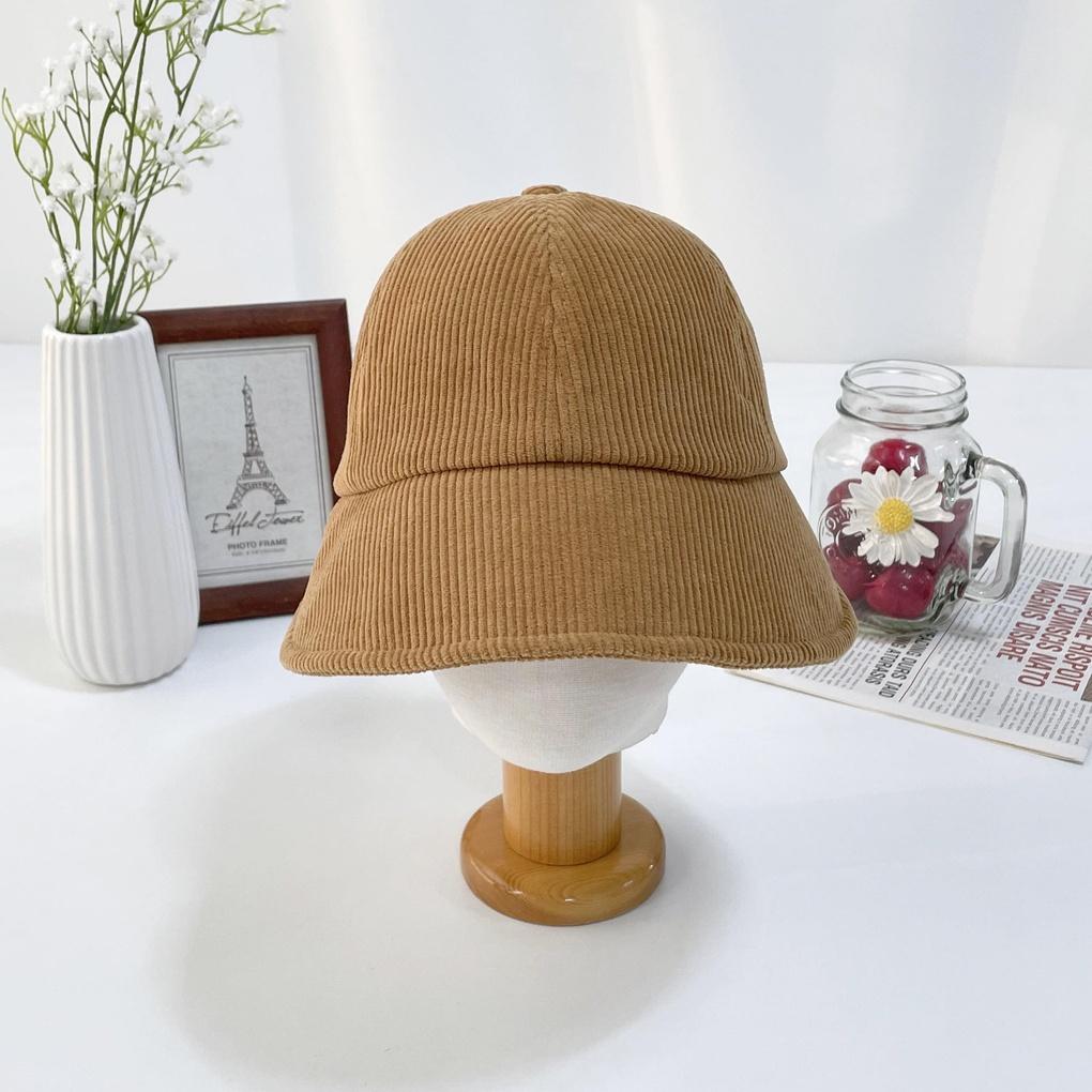 Women's and Men's Daily Corduroy Bonnet Bucket Hat