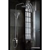 Ensemble De Douche - IMEX - Modèle ROMA - Mitigeur - Gris - Finition Chromée