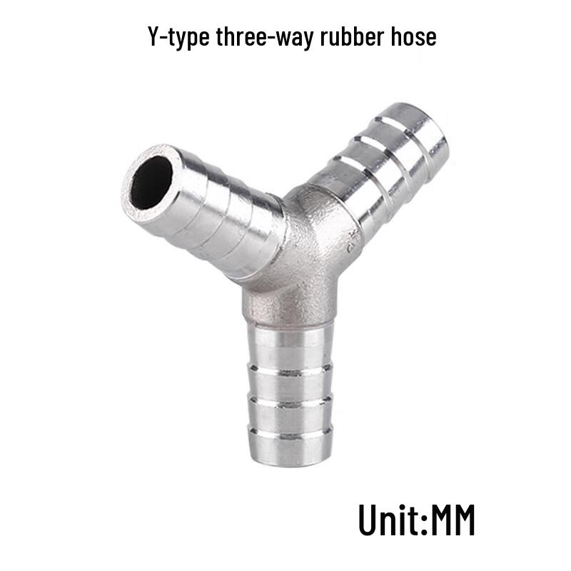 304 Stainless Steel Hose Barb Y-Splitter Tee