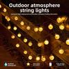 Solar Garden Led String Lights Waterproof For Patio Party And Holiday Decor