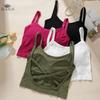 Women's Breast Pad Beautiful Back Short Camisole Summer Hot Girl Tube Top Bras