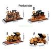 24TE Nostalgic Railway Train And Classical Car Model Wind Up Music Box with Base For Shelf Desktop Decoration Ornament Gift