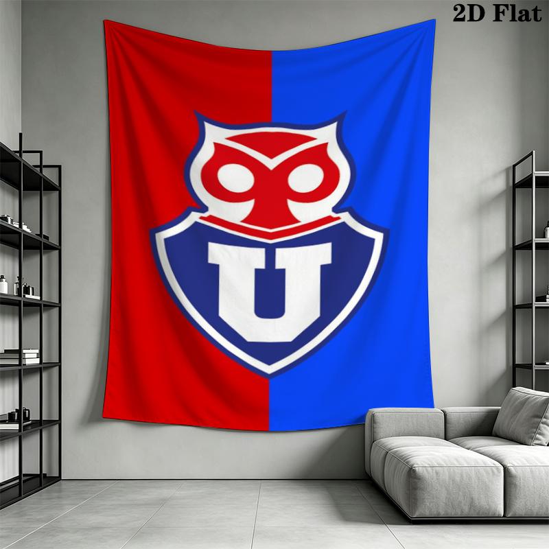 Universidad de Chile Wall Tapestry Aesthetic Wall Hanging Printed Fabric Blanket Decorative Tapestries for Bedroom Living Room Home Decor