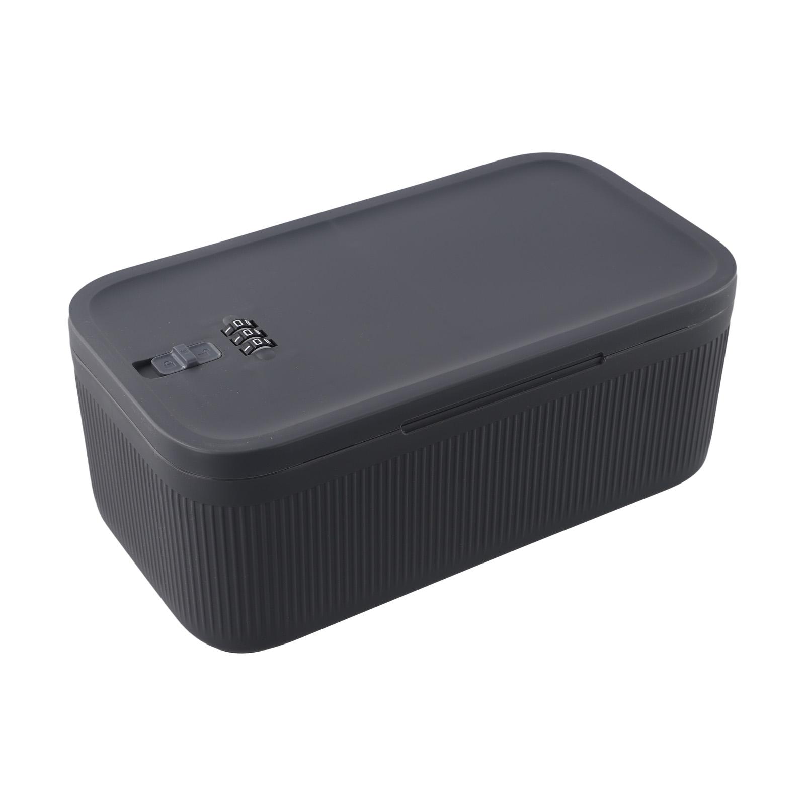 

Small Lockable Storage Box For Food Snacks Medicine And Mobile Phones Personal Jewelry Home Office Smell-proof Storage Container