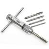Hand Taps | Metric Taps | Taps And Dies | M3 M4 M5 M6 M8 Taps | Thread Taps | With Reversible Tap Holder With Ratchet - RiRi