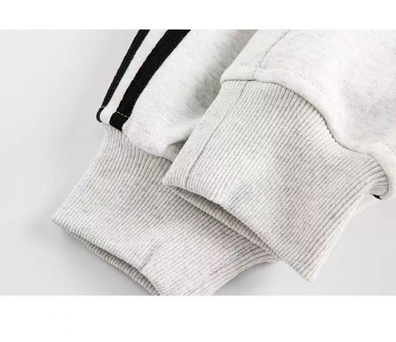 Men's Striped Heavyweight Half-Zip Hoodie, Loose Fit with Letter Embroidery and Stand-Up Collar - Versatile Autumn/Winter Sportswear Jacket