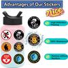 50 Pieces Cartoon Prank Meme Graffiti Stickers - Waterproof PVC DIY Decals for Guitars, Phone Cases & Water Cups