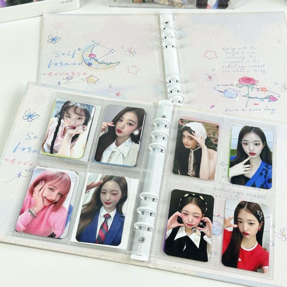 A5 Loose-leaf Album Binder Photocard Collection Books Cartoon Photocard Holder Gift