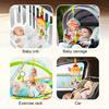Car Seat Toy Baby Crab Pull Toy Soft Cloth Activity Toy Clip-on