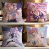 Popular MMisono Mika Animeer Cushion Cover Soft Washable Pillow Case Multi-Scene for Couch Bed Travel Office Use