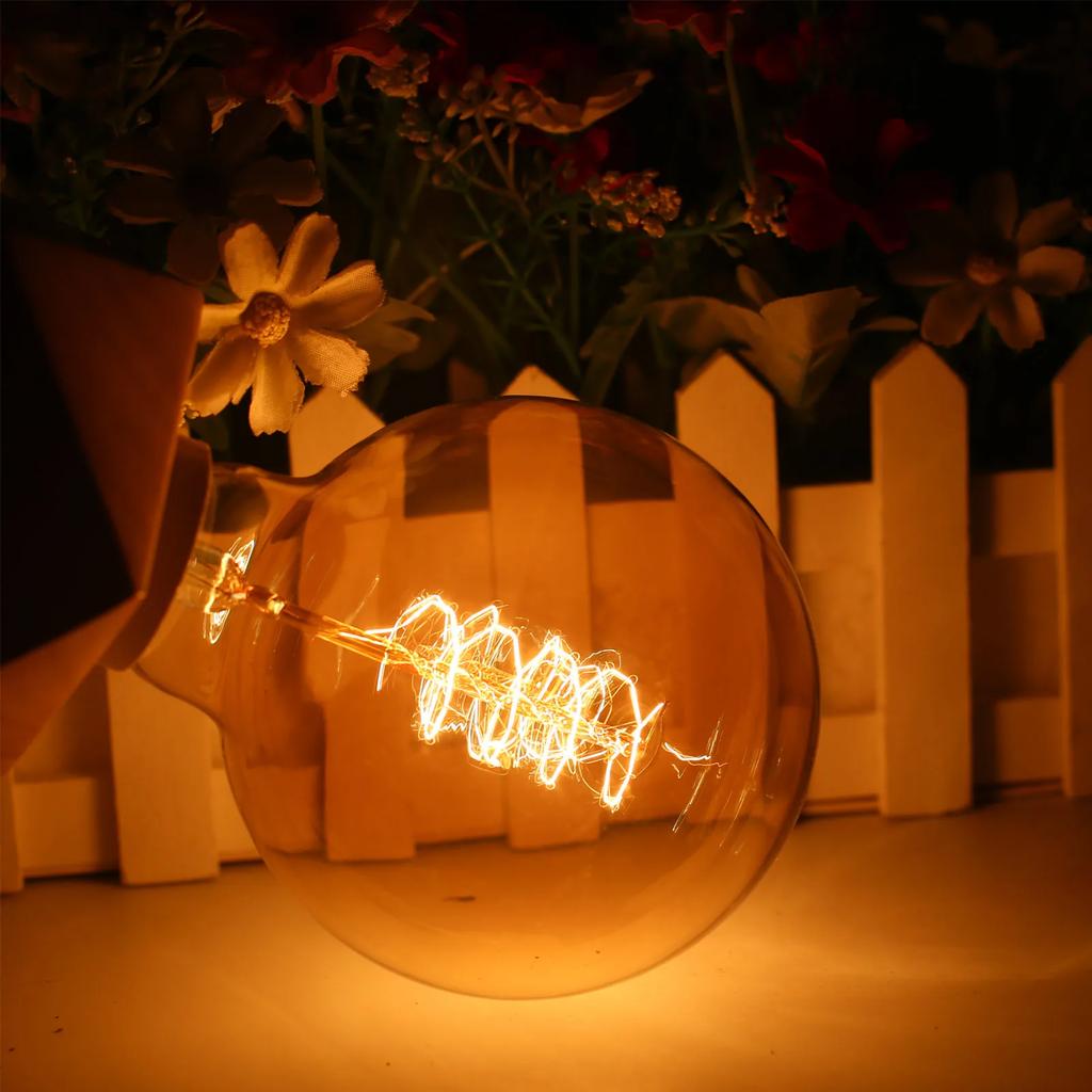 New Retro Edison Bulb Lamps E27 40W 220V 110V Bedroom Industrial Loft Vintage Light Bulb For Home Decor ST64 Lamp Screw Base