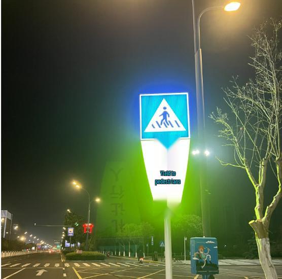 Smart Pedestrian Yield Sign KED-LRXR-02: New Standard LED