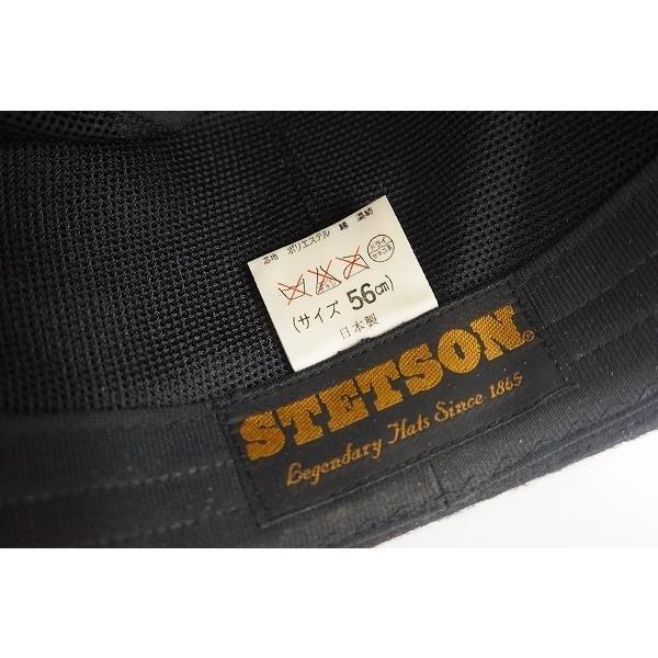Used #wnzh Stetson Hat 56 Black Men's [507706]
