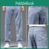 Hong Tencel Lightweight Jeans Kong Style Soft Highend Mens Jeans Loose Straight Summer Trend And Versatile