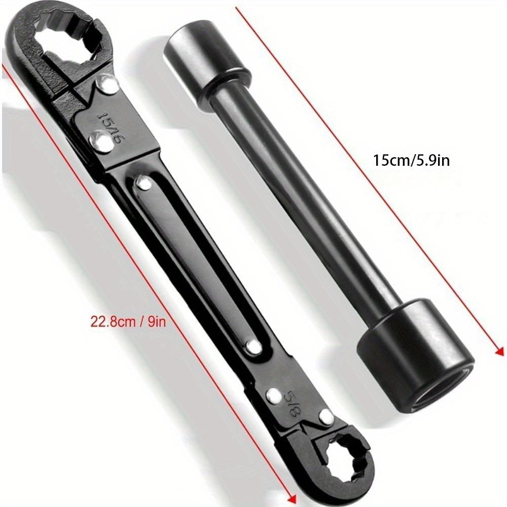 Plumbing Tools Angle Stop Wrench Kit, Angle-on Wrench Professional Plumber Wrench Tools for Installing Angle Stop Removal Tools