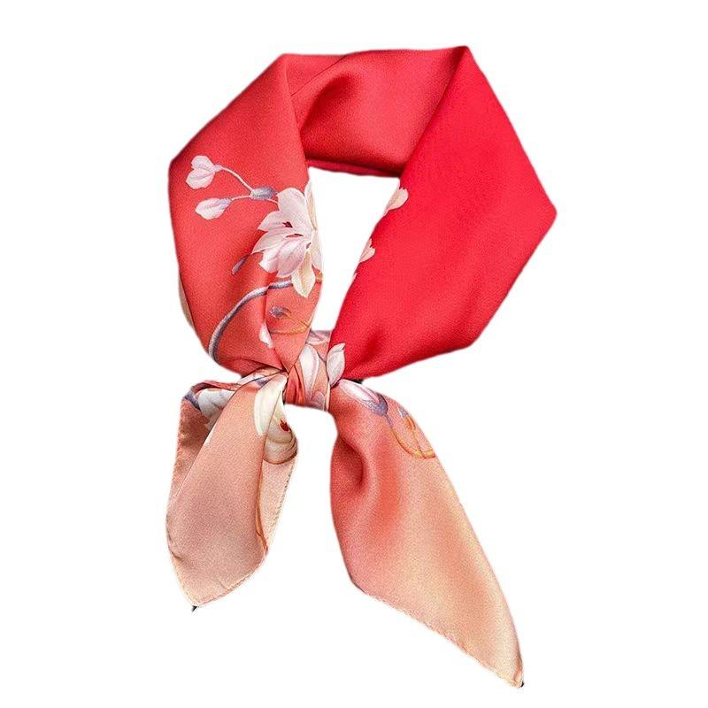 Eleganti Foulard di Seta da Donna Con Centinaia di Camicie, Assistenti di Volo, Decorazione Professionale, Protezione del Collo, Foulard, 70 Foulard Quadrati Piccoli.
