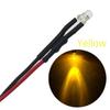 10Pcs 5mm 20cm Pre Wired LED Round Light Lamp Bulb Chip Beads Cable DC 12V Emitting Diodes