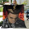 Pătură moale de pluș Legend Star Hip Hop Art Rapper, Pătură de flanelă Pătură de aruncat pentru Sufragerie Dormitor Pat Canapea Acoperitoare pentru picnic