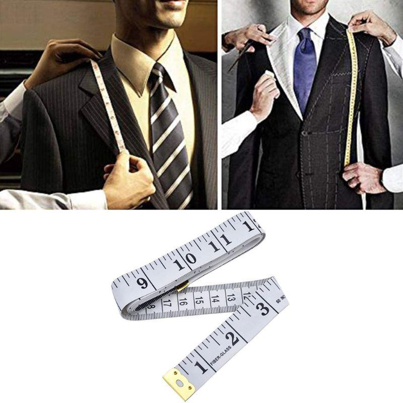 Wide Body Ruler 60 Inch Soft Measuring Ruler Sewing Tailor Tape Ruler for Weight Loss ...