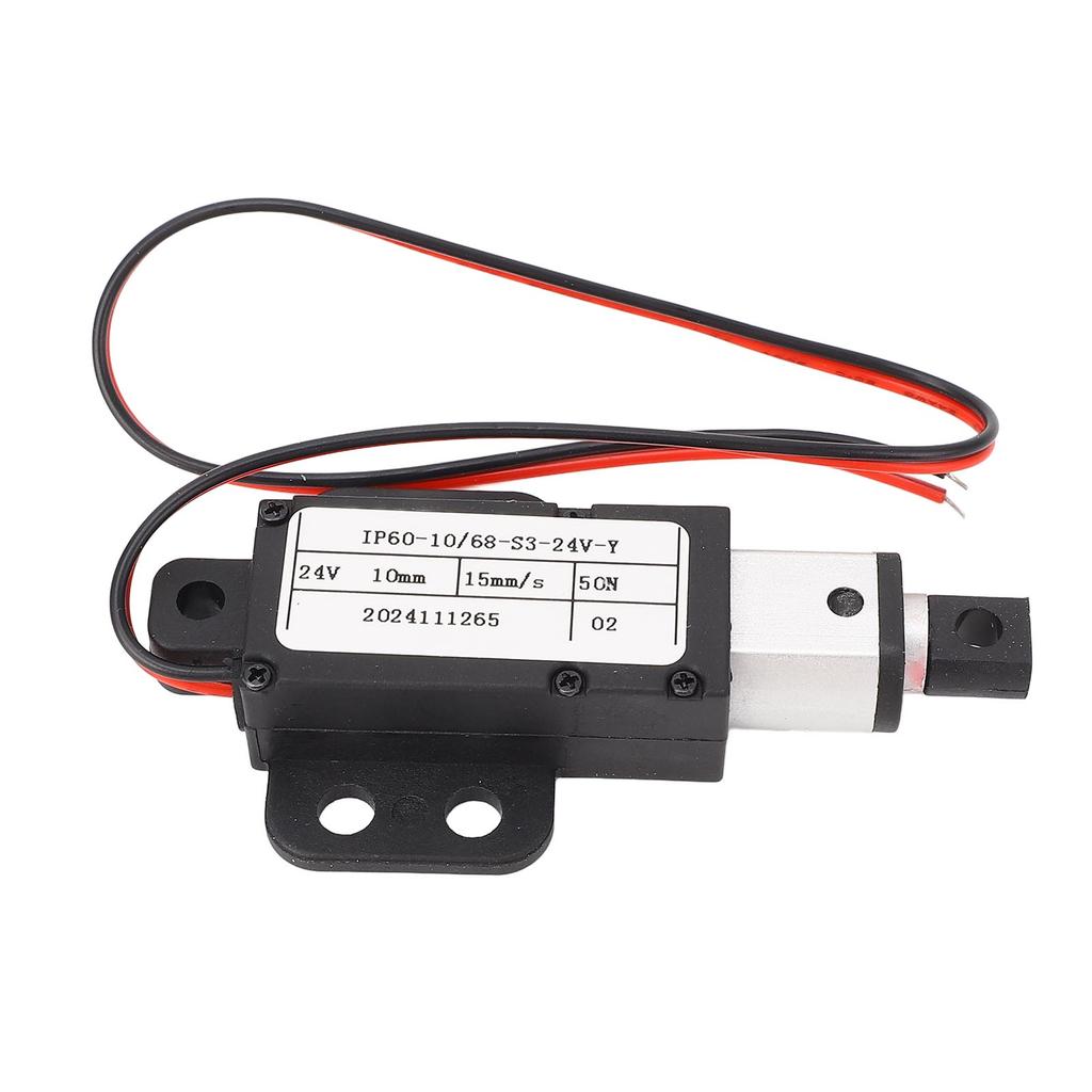 Mini Electric Linear Actuator 15mms 50N Thrust 10mm Stroke Aluminum Tube Linear Motion Actuator