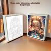 21cm/8.27in Fate Anime 3D Light Painting Box Tri Color Dimming Peripherals Cartoon Bedroom Table Top Display Birthday Decoration