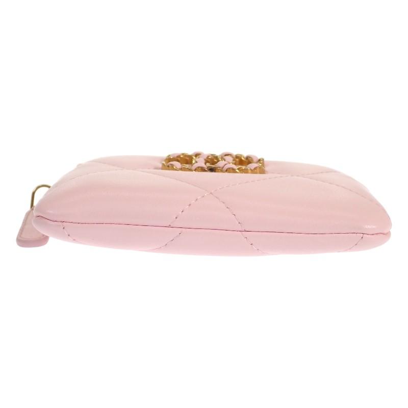 Chanel AP2086 Coin Case Pink Lambskin Women