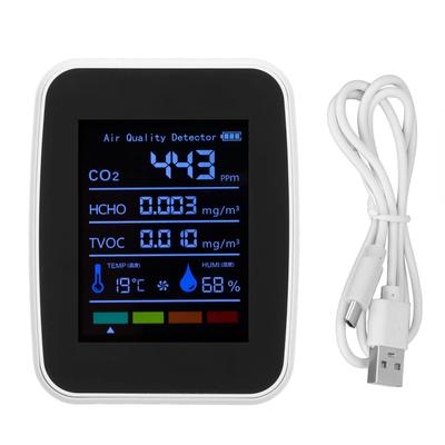 Air Quality Detector 5in1 Intelligent Anti Interference Ability Indoor Temperature Humidity Air