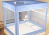Anti-Fall Mosquito Net and Dustproof Blackout Bed Canopy for Children, Sit-On Style for Single/Double Beds