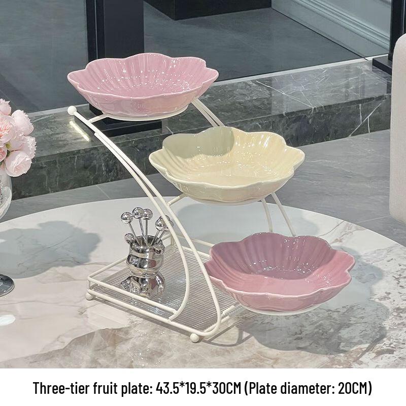 Elegant Ceramic Fruit & Snack Platter