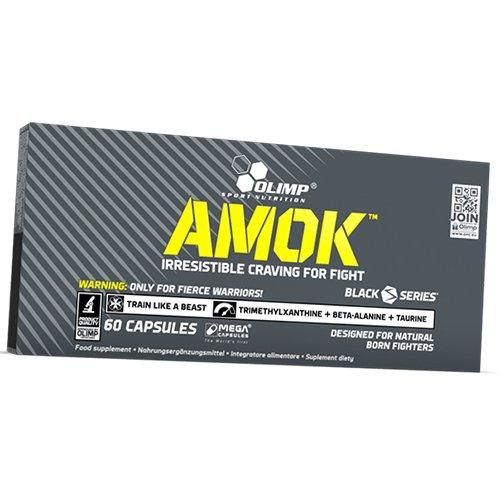 

Енергетичний комплекс перед тренуванням, Amok, Olimp Nutrition (11283016) 60caps