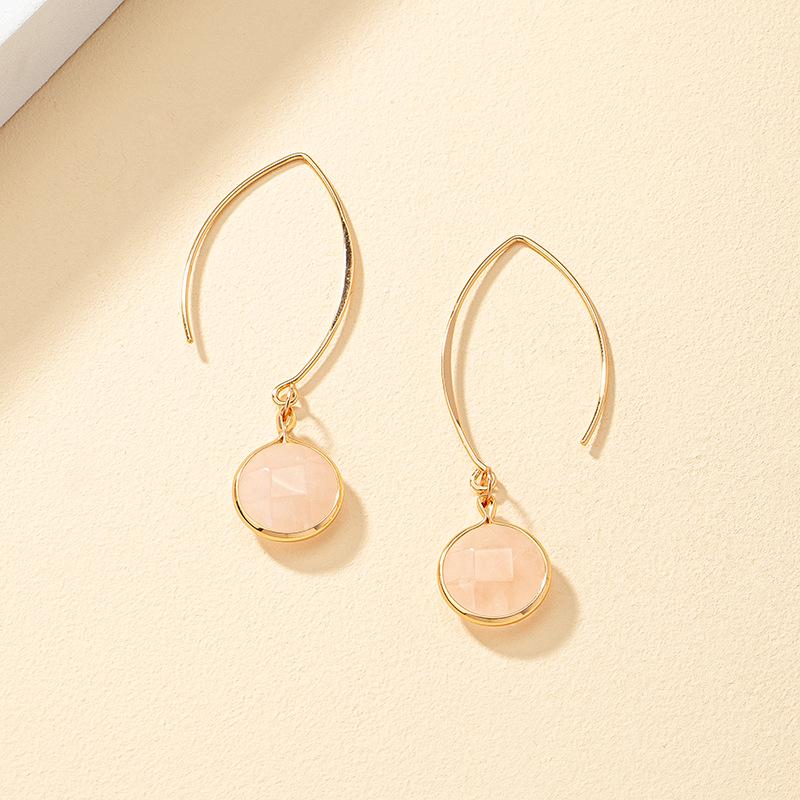 

Korea Elegant Crystal Round Earrings - Women s Retro Fairy Fashion