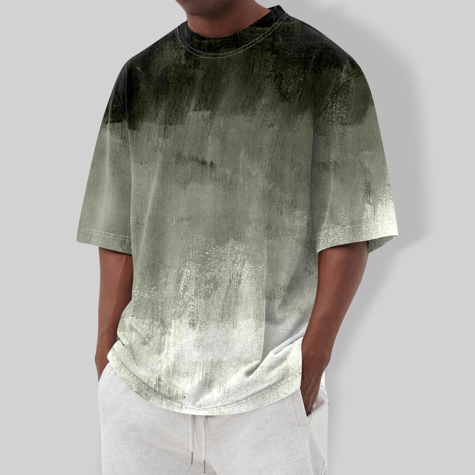 

Мужская футболка Футболки с графическим текстом Pool3D печать Уличная повседневная одежда с короткими рукавами и принтом Базовая одежда XL