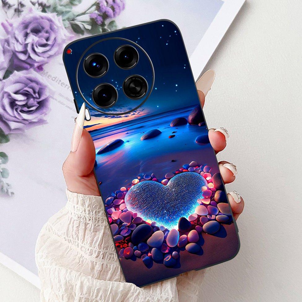 Black For Tecno Camon 30 CL6 CL6k Phone Case For Techno Camon 30 5G CL7 Cover Luxury Fashion Funny Cute Funny Painted Soft TPU