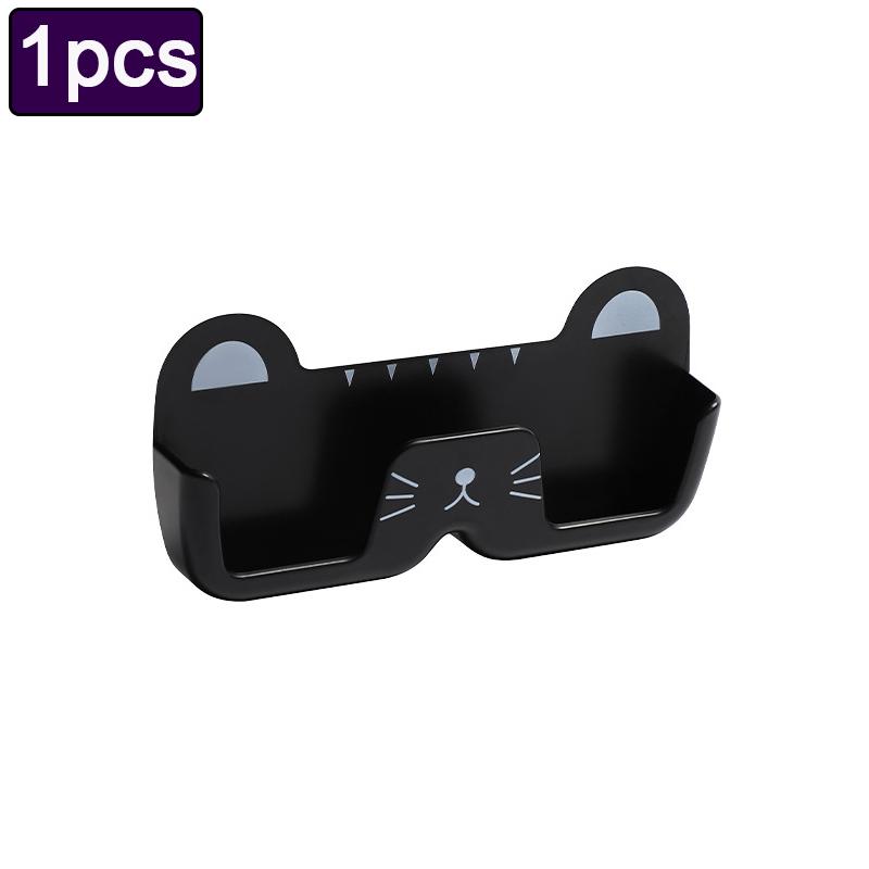 

Милый настенный ящик для хранения очков в виде кошки, без пробивания отверстий, держатель для демонстрации солнцезащитных очков при близорукости, высококлассная стойка-ящик для хранения очков