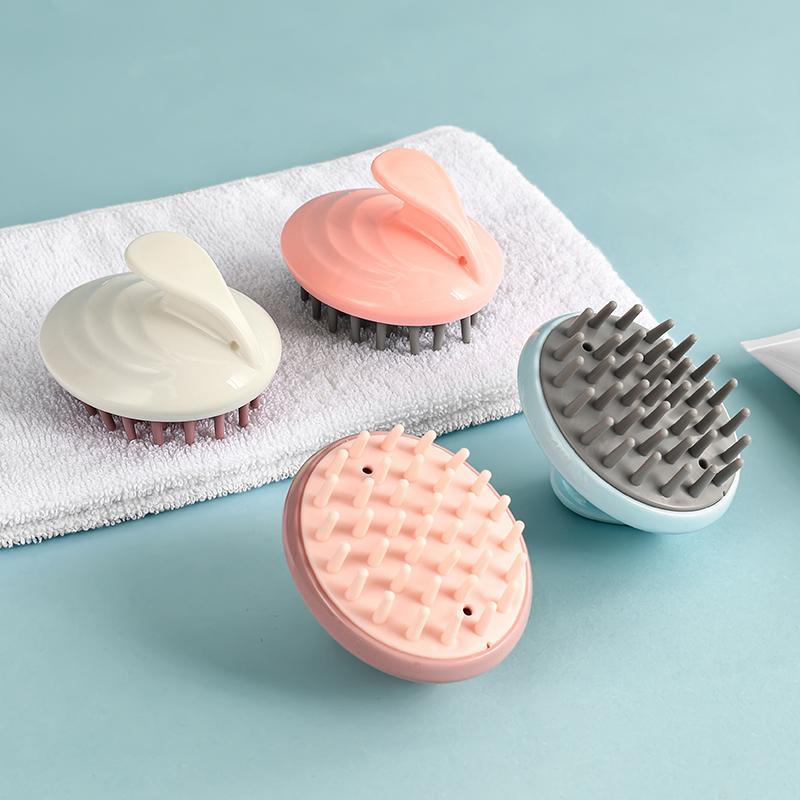 Silicone Scalp Massager Shampoo Brush - Hair Washing Comb for Men & Women