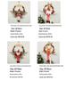 Love of the Harbor Christmas Rattan Wreath for Window or Door Display