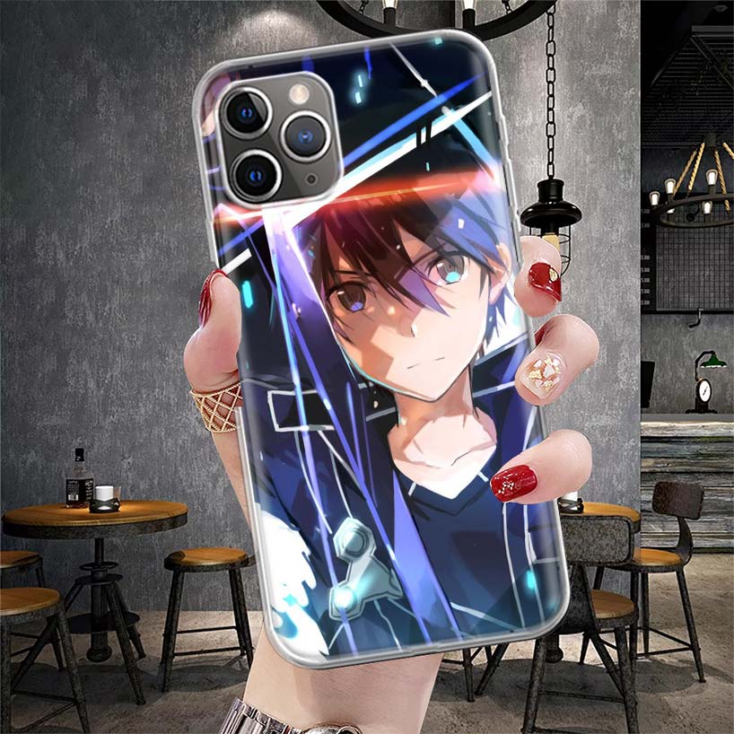Sword Art Online Anime Soft Phone Case For IPhone 11 17 Air 16E 16 Pro Max 15 + 14 Plus 13 Mini 12 Apple 7 SE 8 Fundas Coque 11