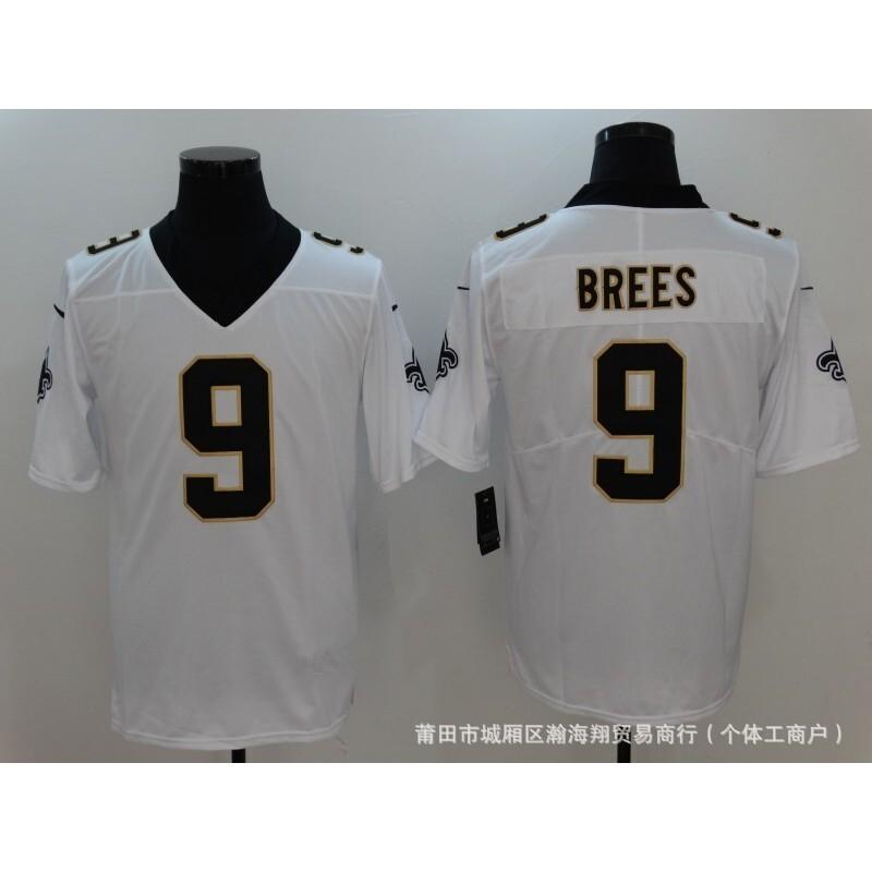 Saints Football Jersey Embroidered American Shirt Unisex Sports Top Breathable Team Game Wear