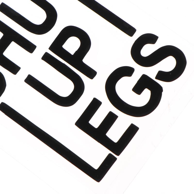 2Pcs Bicycle Frame Top Tube Stickers Shut Up Legs Bike Sticker Waterproof Vinyl Decal Decoration For Mtb Bike Accessories