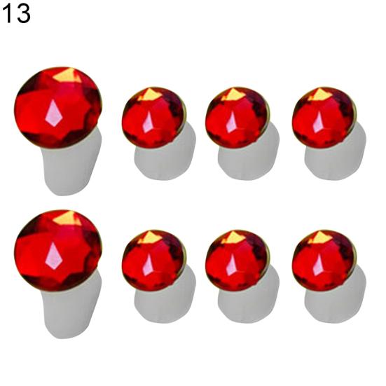 8st Blomma Runt Hjärta Silikon Tå Separatorer Divider Spacers Nail Art Tool