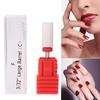 4 Types Nail Drill Bit Round Flat Ceramic Grinding Head Manicure Machine Accessories Tool