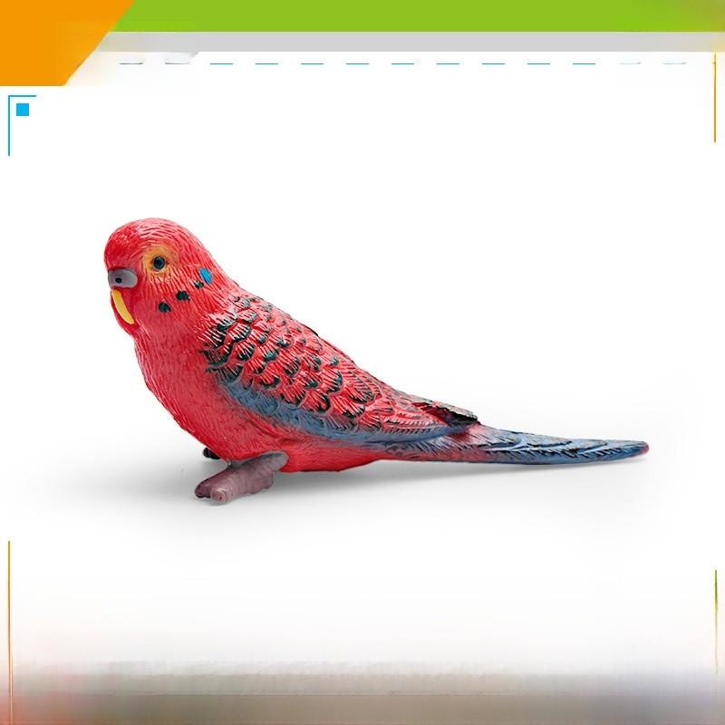 Wildlife Bird Simulation Pvc Model Parrot Toy For Children Educational Play