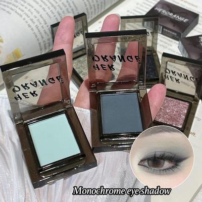 Smoky Monochrome Lidschatten Dauerhafte, hochpigmentierte Broken Diamond Fine Glitter Matte Pearlescent Kartoffelpüree Lidschatten-Palette