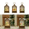 Christmas Snow Globe Lantern Lamp Handmade Home Decoration Music Box for Table Centerpiece