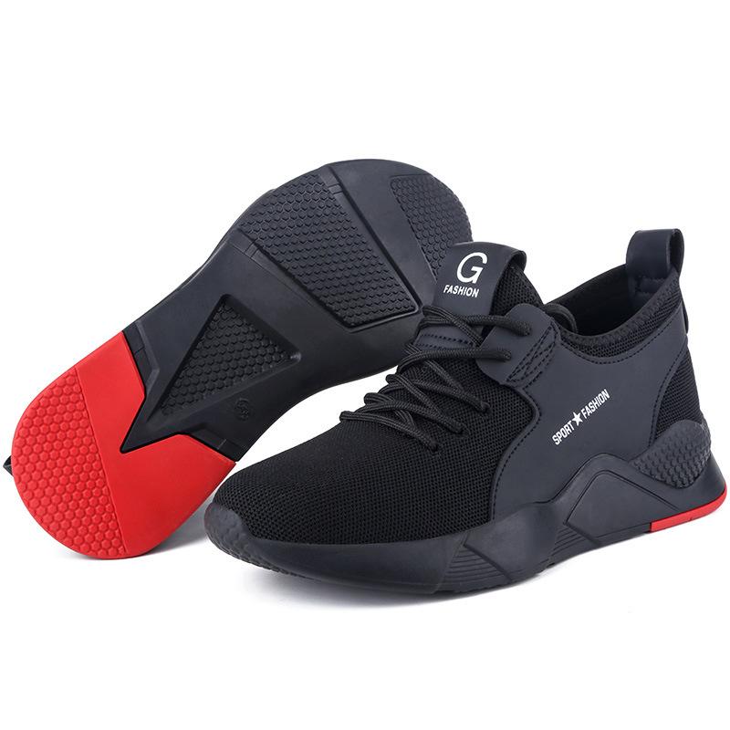 Anti-smashing and Anti-piercing Labor Insurance Shoes, Steel Bag Head, Comfortable, Breathable and Lightweight Safety Shoes