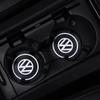 For VW Silicone Anti-slip Car Cup Holder Mat Water Bottle Pad For VW Golf Polo Passat GTI CC Tiguan T-ROC Interior Mouldings KXL-E92 zs2