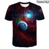 Ny Astronaut Space Milky Way Universe Planet 3D-trykt T-skjorte Sommer Gutter Jenter Barn Kortermet T-skjorte Barn Streetwear