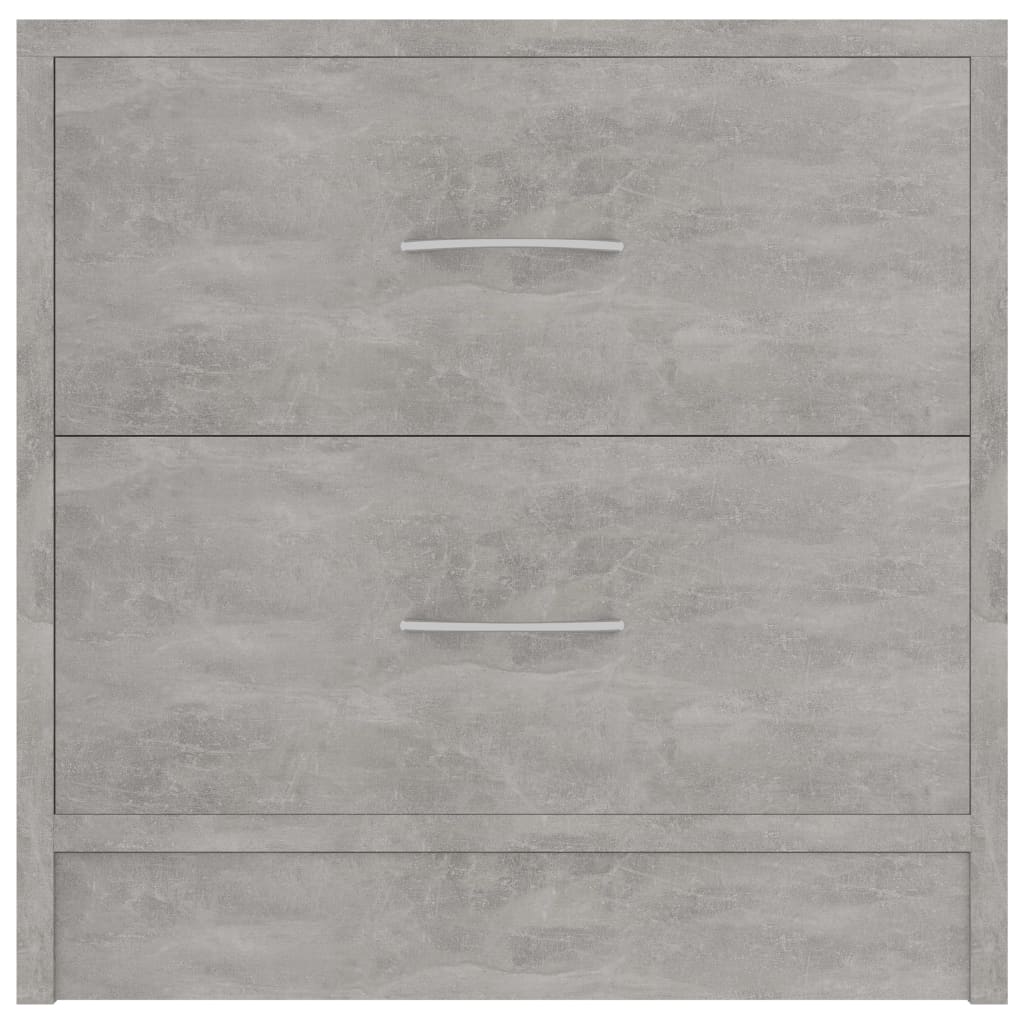 Nightstands 2 pcs Concrete Grey 40 x 30 x 40 cm Particleboard